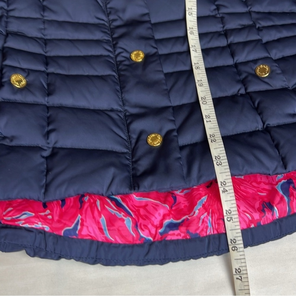 New Lilly Pulitzer True Navy Isabelle Vest - Picture 15 of 15